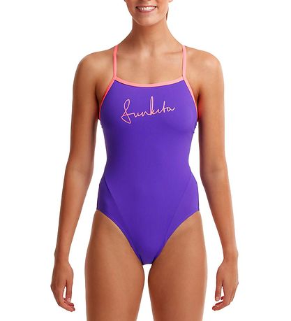Funkita Swimsuit - Single Strap - UV50+ - Purple Punch