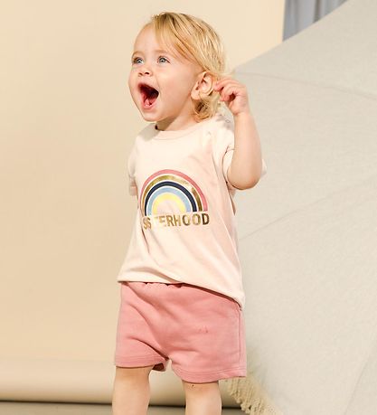 The New Siblings Sweat Shorts - Cea - Dusty Rose