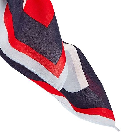 Tommy Hilfiger Scarf - Red/Twilight Navy