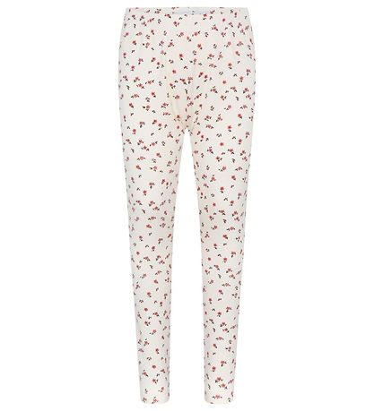 Minymo Leggings - 2er-Pack - Offwhite/Navy