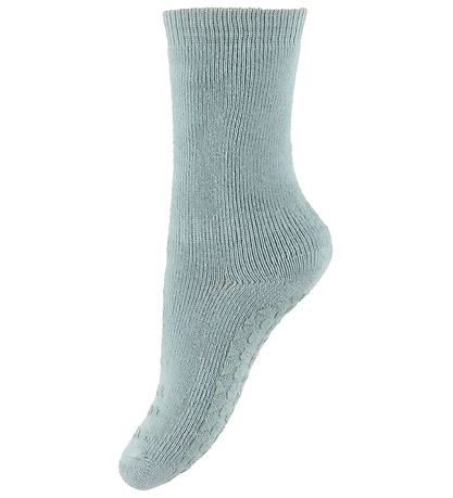 GoBabyGo Socks - Non-Slip - 4-Pack - Blue/Grey