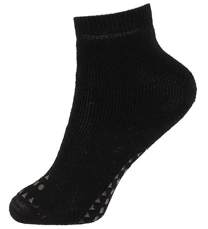 GoBabyGo Socks - Non-Slip - 4-Pack - Grey/Sand/Black