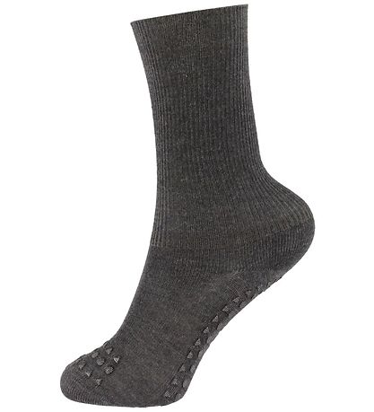 GoBabyGo Socks - Non-Slip - 4-Pack - Blue/Grey