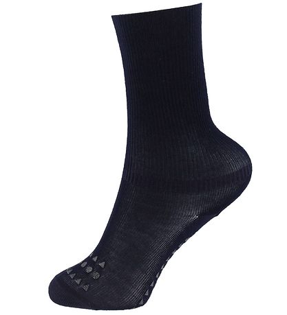 GoBabyGo Socks - Non-Slip - 4-Pack - Blue/Grey