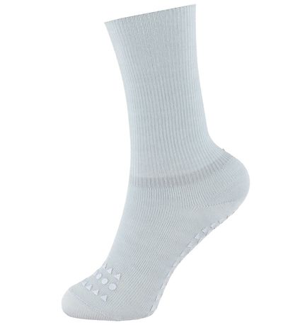 GoBabyGo Socks - Non-Slip - 4-Pack - Blue/Grey