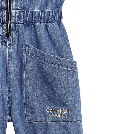 Calvin Klein Jumpsuit - Soft Gallaefni - Light Denim