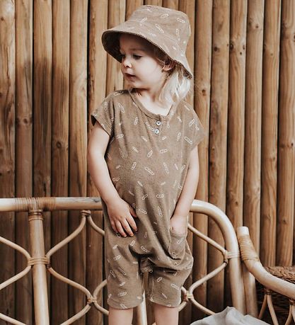 Monsieur Mini Zomerromper - Terry - Brons m. Stokbrood