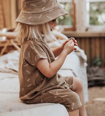 Monsieur Mini Zomerromper - Terry - Brons m. Stokbrood