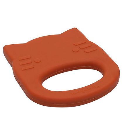 We Might Be Tiny Teether - CAT - Silicone - Burnt Orange