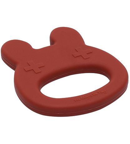We Might Be Tiny Teether - Rabbit - Silicone - Rust