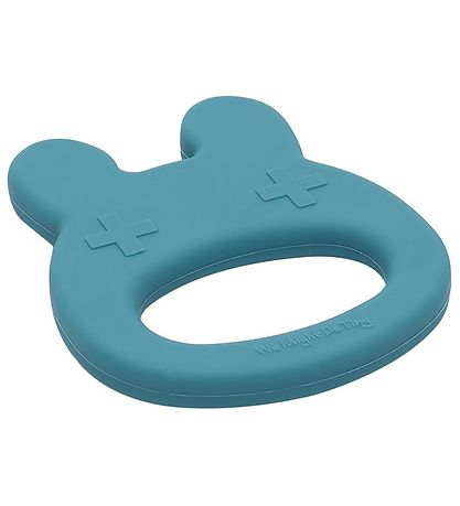 We Might Be Tiny Teether - Rabbit - Silicone - Blue Dusk