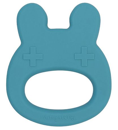 We Might Be Tiny Teether - Rabbit - Silicone - Blue Dusk