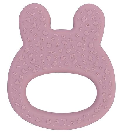 We Might Be Tiny Teether - Rabbit - Silicone - Dusty Rose
