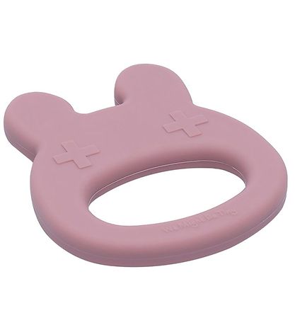 We Might Be Tiny Teether - Rabbit - Silicone - Dusty Rose