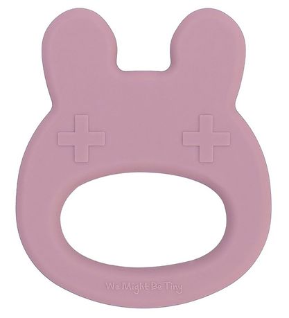 We Might Be Tiny Teether - Rabbit - Silicone - Dusty Rose