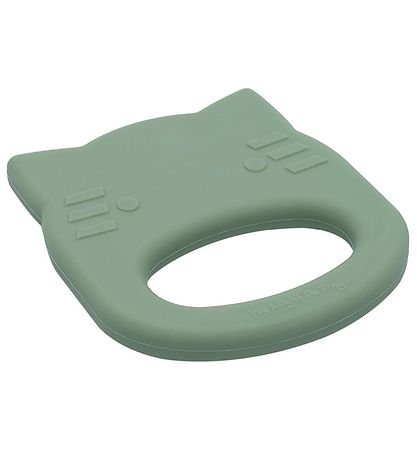 We Might Be Tiny Teether - CAT - Silicone - Sage