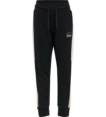 Hummel Trousers - HmlMia - Black/White/Pink/Beige