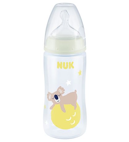 Nuk Nappflaska - First val + Natt - Glow In The Dark - M -