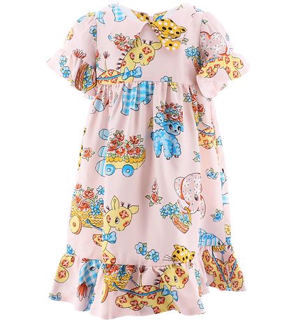Moschino Kleid - Rosa m. Print