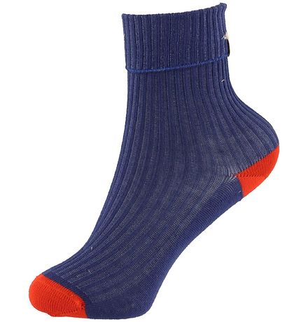 Mini Rodini Socken - 2er-Pack - Blau/Rosa
