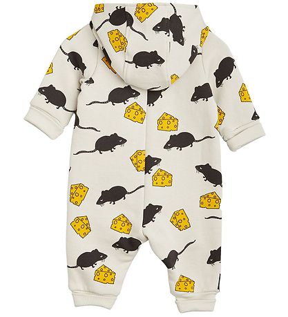 Mini Rodini Jumpsuit - Mouse - Light Grey