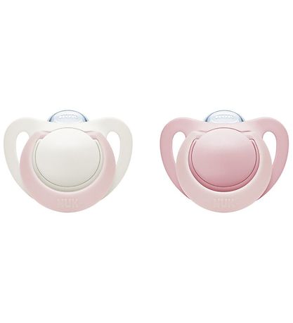 Nuk Schnuller - Genie - 2er-Pack - Rose/White
