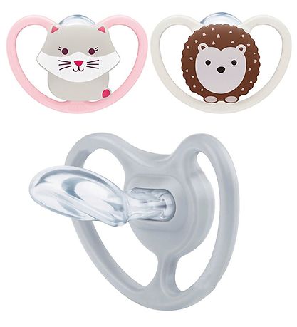 Nuk Schnuller - Space - 2er-Pack - Rose/White