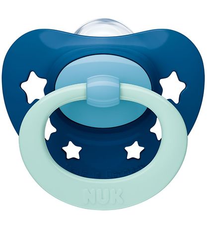 Nuk Schnuller - Signature - 2er-Pack - Blue/Dark Blue