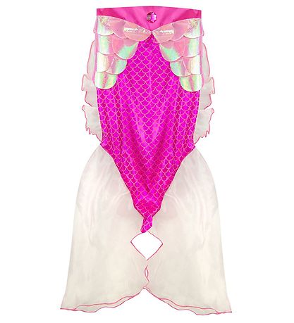 Great Pretenders Maskeradkläder m. Tiara - Sjöjungfru - Rosa Gli