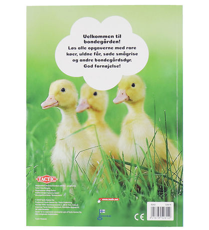 TACTIC Activity Book - Søde bondegårdsdyr - Danish