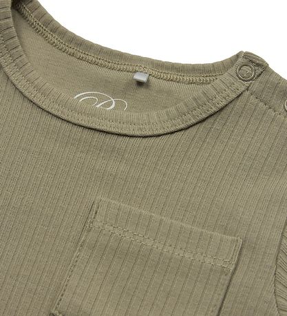Petit by Sofie Schnoor Samfella k/æ - Rib - Dusty Green