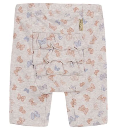 Hust and Claire Shorts - Hanni - Rib - Beige w. Butterflies