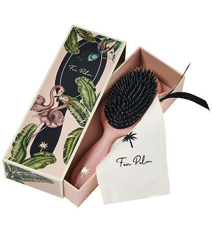 Fan Palm Hairbrush - Medium - Blush