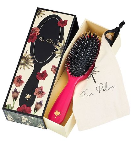 Fan Palm Hairbrush - Small - Sweet Pea