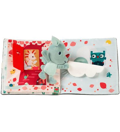 Lilliputiens Soft Book/Lærebog - Joe Knock Knock - Green