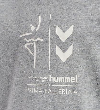 Hummel Kapuzenpullover - HmlPrima Bee - Graumeliert