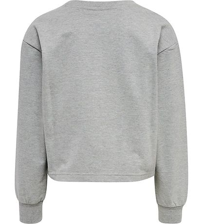 Hummel Sweatshirt - HmlPrima Bee - Cropped - Graumeliert