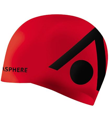 Aqua Sphere Swim Cap Cap - Tri Cap - Red Black