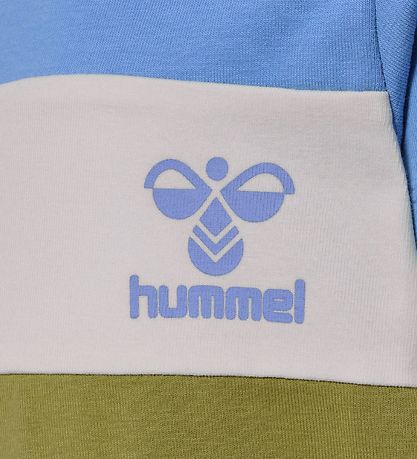 Hummel T-paita - HmlGlad - Block - Hopea Järvi Blue/Green Olive