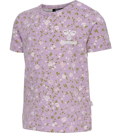 Hummel Stuttermabolur - HmlGlad - Orchid Blómstra