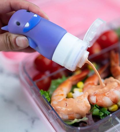 Yumbox Dressing bottles - 3-Pack - Silicone - Funny Monsters