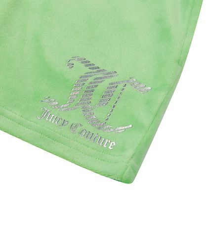 Juicy Couture Stuttbuxur - Velúr - Green Ash