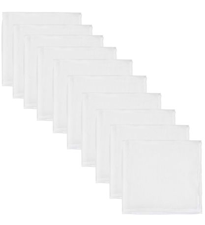Mininor Hydrofiele Doek - 10-pack - 70x70 - Wit