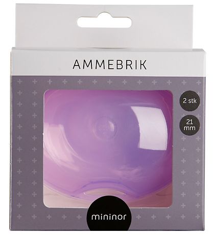 Mininor Breastfeeding - 21 mm - 2-Pack - Silicone