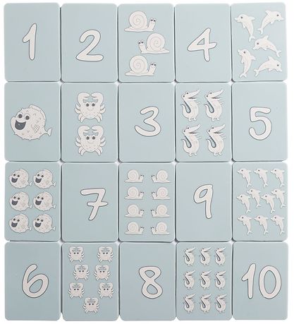 Scrunch Card - Silikon - 20 St. - Duck Egg Blue