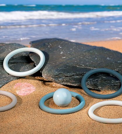 Scrunch Ring Toss Game - Silicone - Quoits - Multicolour