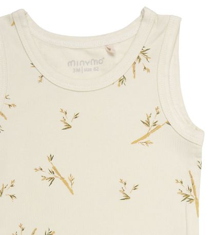 Minymo Bodysuit Sleeveless - Bamboo - Bamboo