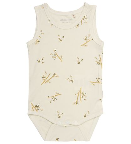 Minymo Bodysuit Sleeveless - Bamboo - Bamboo