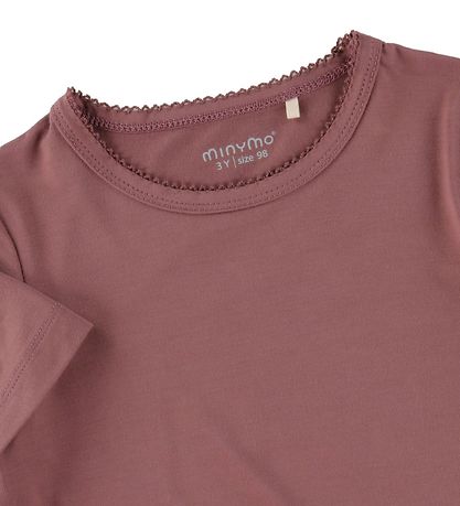 Minymo T-shirt - Bamboo - Rose Brown