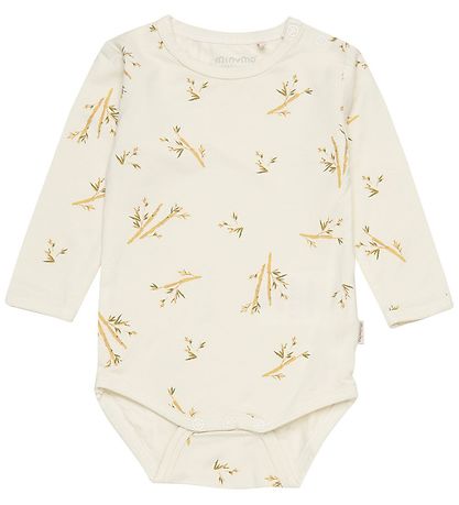 Minymo Bodysuit l/s - Bamboo - Bamboo